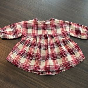 Zara Baby Girl Plaid Dress